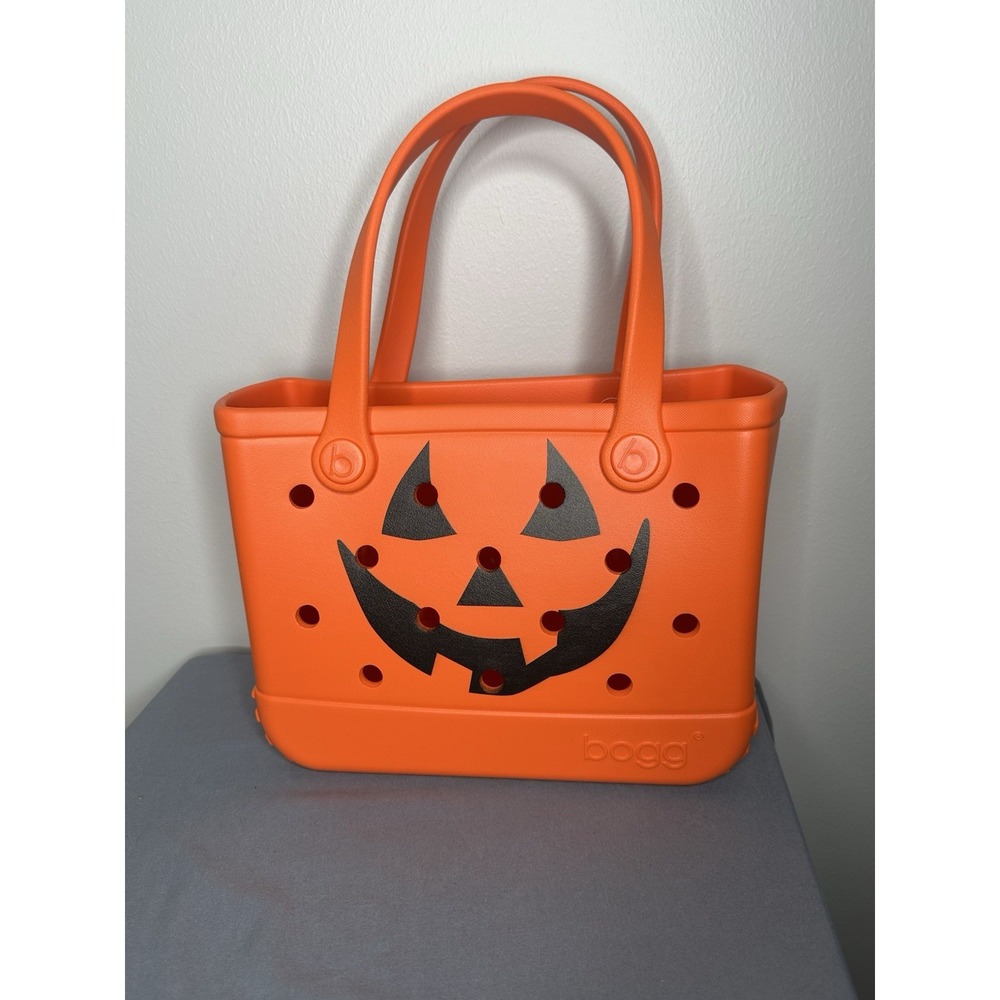 Bitty Bogg Bag Bogg-O-Lantern Halloween 🎃 Orange Treat Tote